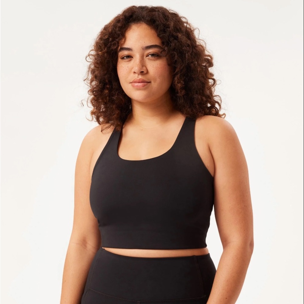 Girlfriend collective black Paloma bra XL